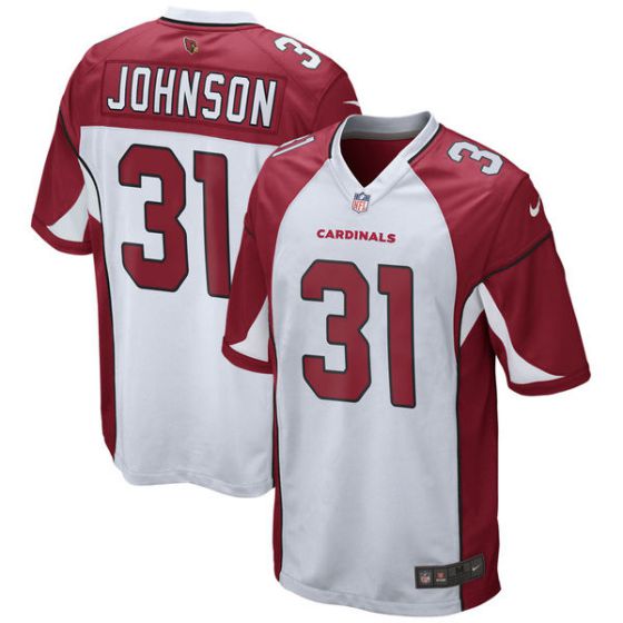 Youth Arizona Cardinals 31 David Johnson Nike White Game NFL Jersey